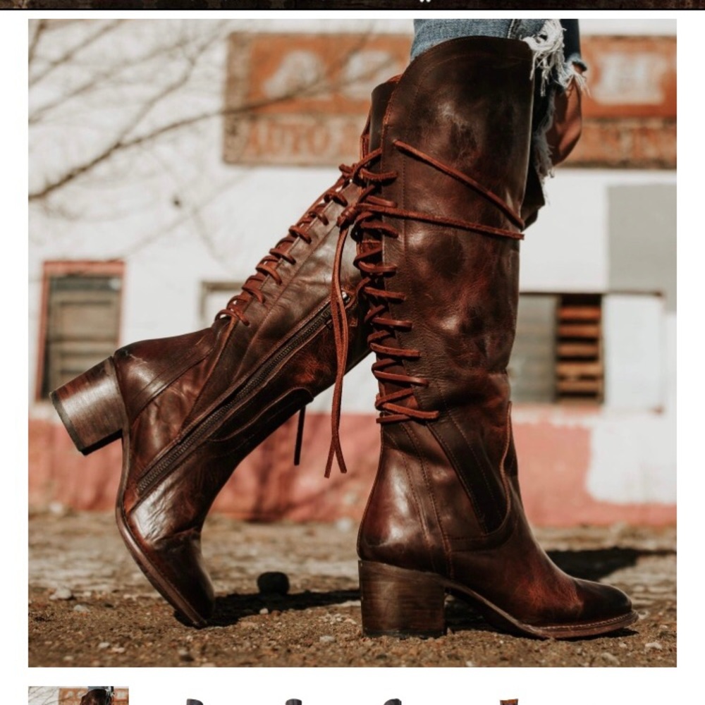 Free bird leather boots